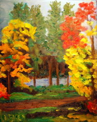 Fall view to the pond