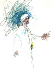 Burbor Dancing in Blue - Moroccan Series