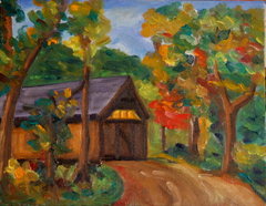 Stormy Day at Rye Lilly Pond